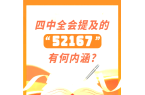 四中全会提及的“52167”有何内涵？